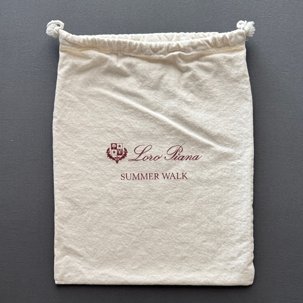 Loro Piana Summer Walk dust bag 11 x 14
